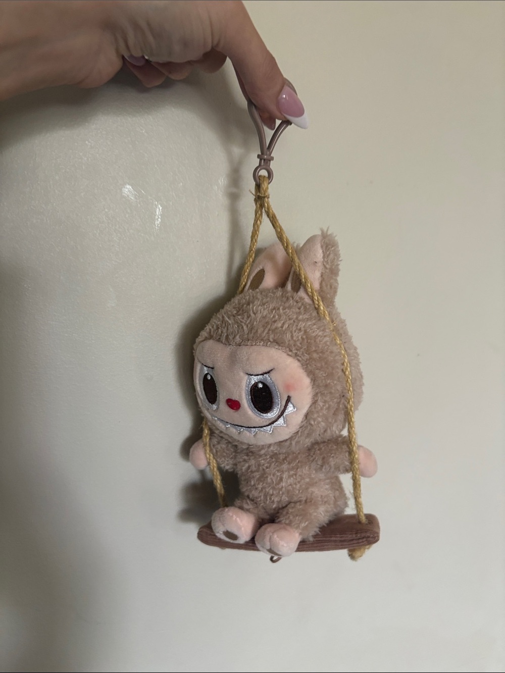 LABUBU Bunny Toy - Beige Plush Pet Accessory
